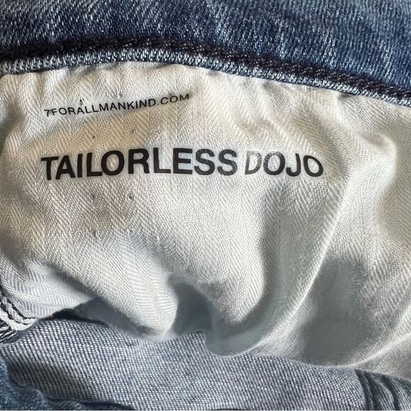 7 For All Mankind Tailorlessa Dojo Flare Jean • Size 34 • Light Wash • Wide Leg - Picture 7 of 10